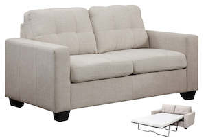 Internet only: Melody 2 Seat Sofabed - Beige