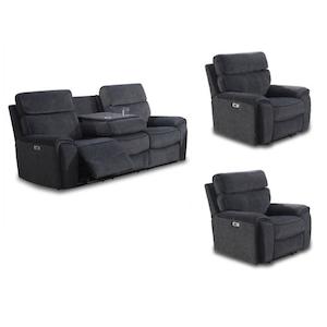 Internet only: Huntsville Electric Recliner Lounge Suite