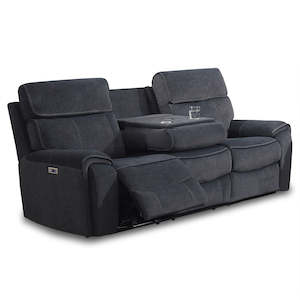 Internet only: Huntsville Electric Recliner 3 Seater with Console