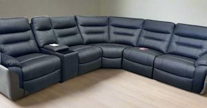 Internet only: Jackson Corner Sofa - 5 Seater with Console