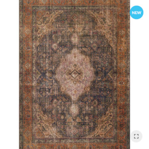 Internet only: Loren Plum Multi Color Rug - 274Cm x 266Cm