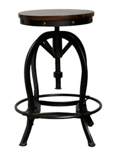 Industrial Swivel Barstool | Counter Stool