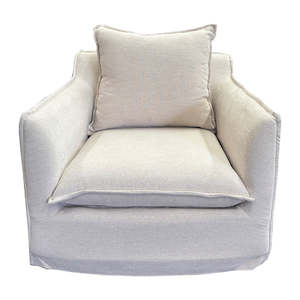 Facile Slip Cover Armchair - Pumice