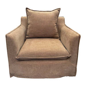 Miami Slip Cover Armchair - Tawny