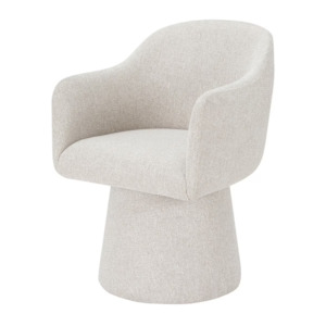 Anna Swivel Dining Chair - White