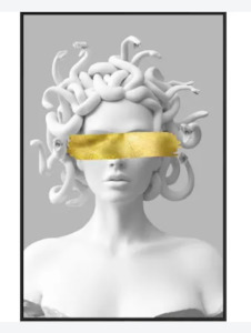 Medusa Canvas W/ Black Frame