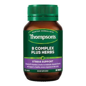 Thompson's B Complex Plus Herbs 60 Tablets - Online Health