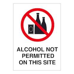 Alcohol Not Permitted on Site