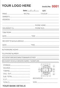 Towing Docket Books