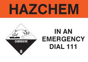 Hazchem Corrosive 8