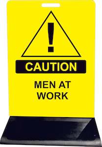 Men at Work Footpath Sign