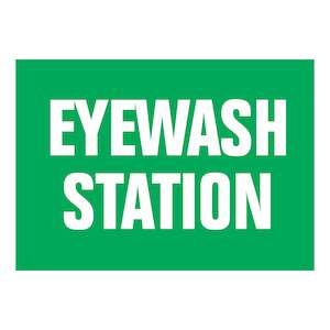 Emergency Signs: Emergency Eyewash Station