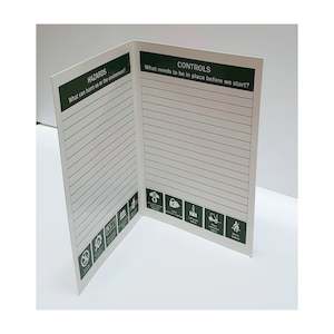 Health Safety Booklets: HSEQ - Hazard / Start 5 x 5 Card