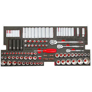 Powerbuilt 110pc Bit & Socket Tray