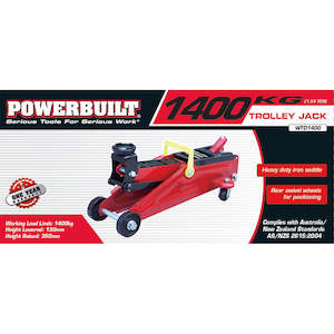 Powerbuilt 1.54 Ton / 1400kg Trolley Jack