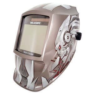 Weldsafe Titanium Silver Robot Welding Helmet