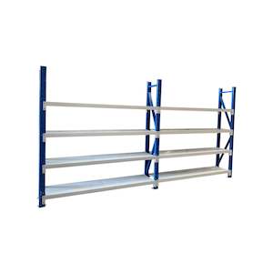 Internet only: Longspan Shelving 600mm Double Bay