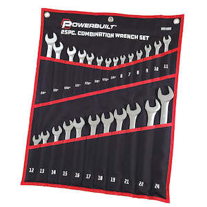 Internet only: Powerbuilt 25pc Combination R&OE Spanner Set