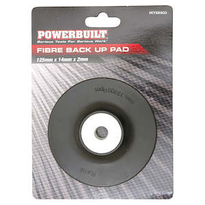 Internet only: Powerbuilt Rubber Back Up Pad 125mm x 14mm x 2mm