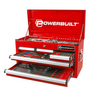 Powerbuilt 189pc 6Dr Tool Chest & Tools - Red Series