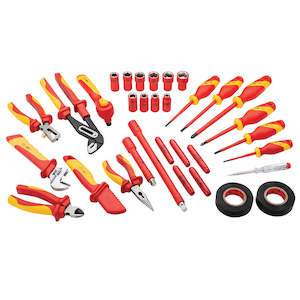 Internet only: 3/8" Dr 33pc VDE Tool Set W/Storage Roll