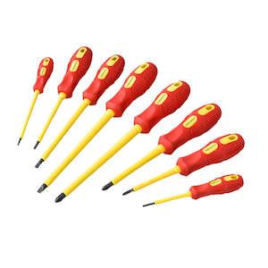 8pc Powerbuilt 1000V Insulated Electricians VDE Screwdriver Set