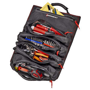 Internet only: POWERBUILT 5 POCKET ROLL UP TOOL BAG