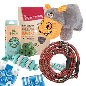 Christmas: Large Dog Gift Pack + Lead Rope 200cms