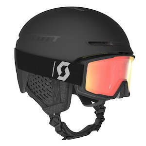 Sporting equipment: Combo Ski Helmet Track + Goggle Factor Pro