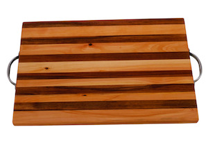 Beautiful Rimu and macrocarpa Serving Board or Platter Woodnbits