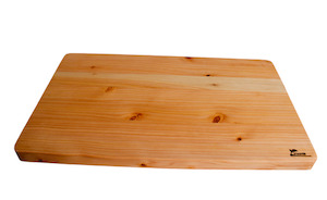 Large Canterbury Macrocarpa Chopping Board with Legs Woodnbits