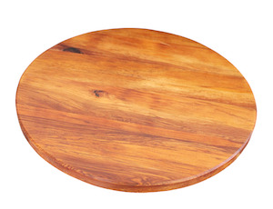 Circular Shaped Heart Rimu Cutting Board or Platter Woodnbits