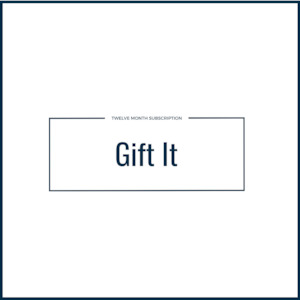 The Gift Subscription </br> 12 Month