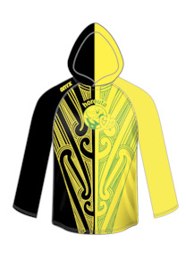 Horouta Unisex Black Yellow Lightweight Hoody