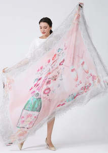 Love's Pure Light Scarf D-356 Bubbles Of Joy!