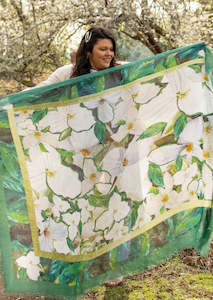 Love's Pure Light Scarf D-446 THE ONTARIO TRILLIUM SCARF