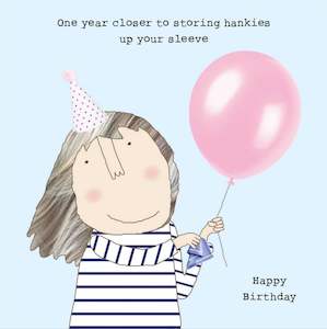 Rosie Made A Thing Hankies Birthday Card