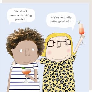 Clothing accessory: Rosie Made A Thing Drinking Problem Card