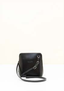 La Lupa Roma Rachele Mini Crossbody Bag - Black