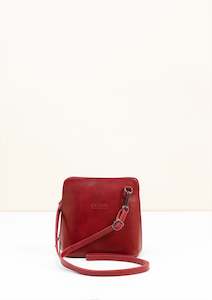 La Lupa Roma Rachele Mini Crossbody Bag - Red