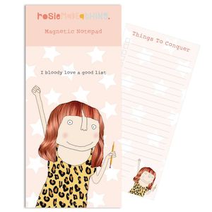 Clothing accessory: Rosie Made A Thing Bloody Good Magnetic NotePad