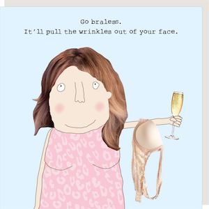 Rosie Made A Thing Braless Humour Card