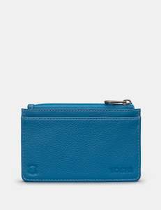 Clothing accessory: Yoshi Petrol Leather Card Holder & Coin Purse - Y1219 1748