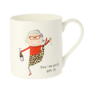 Clothing accessory: Rosie Made A Thing Still Got It Mug