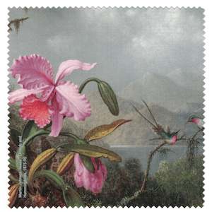 Orchids & Hummingbirds - Microfibre Lens Cloth