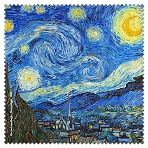 The Starry Night 1889 - Van Gogh Microfibre Lens Cloth