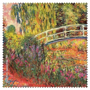 Le Pont Japonais - Monet Microfibre Lens Cloth