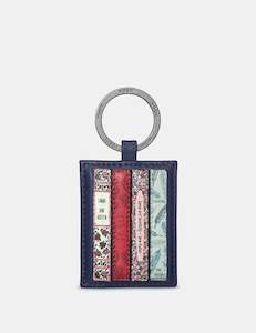 Yoshi Jane Austen Bookworm Navy Leather Keyring - YKR LBR JA 6