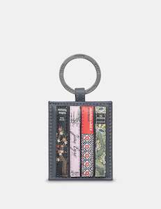 Yoshi Brontë Bookworm Grey Leather Keyring -YKR LBR BR 35