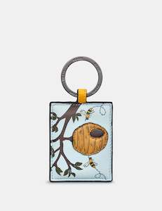 Yoshi Bee Hive Leather Keyring - YKR 23 BEES